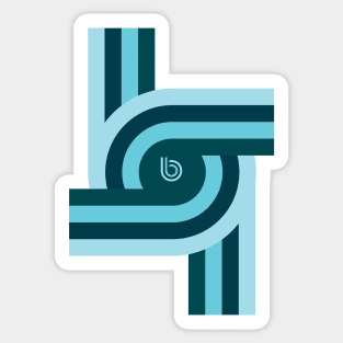 Twisting Bauhaus Sticker